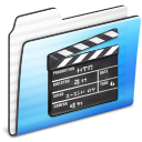 Movie Old Folder Stripe Icon 128x128 png